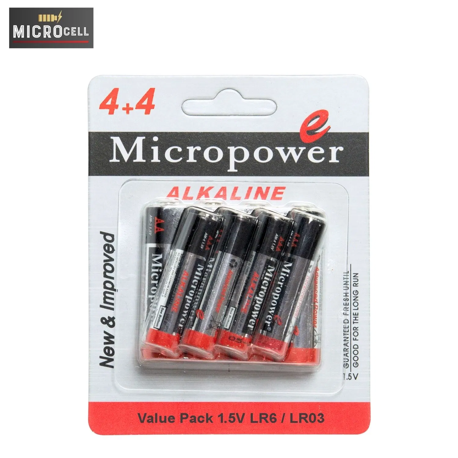 Батарейки AA LR6 1.5V Alkaline Micropower