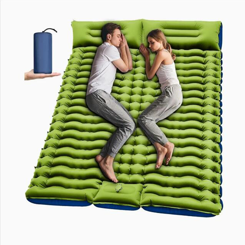 Ultralight Camping Mat Outdoor Backpacking Inflatable Air Mat Sleeping Pad Mattress with Pillow