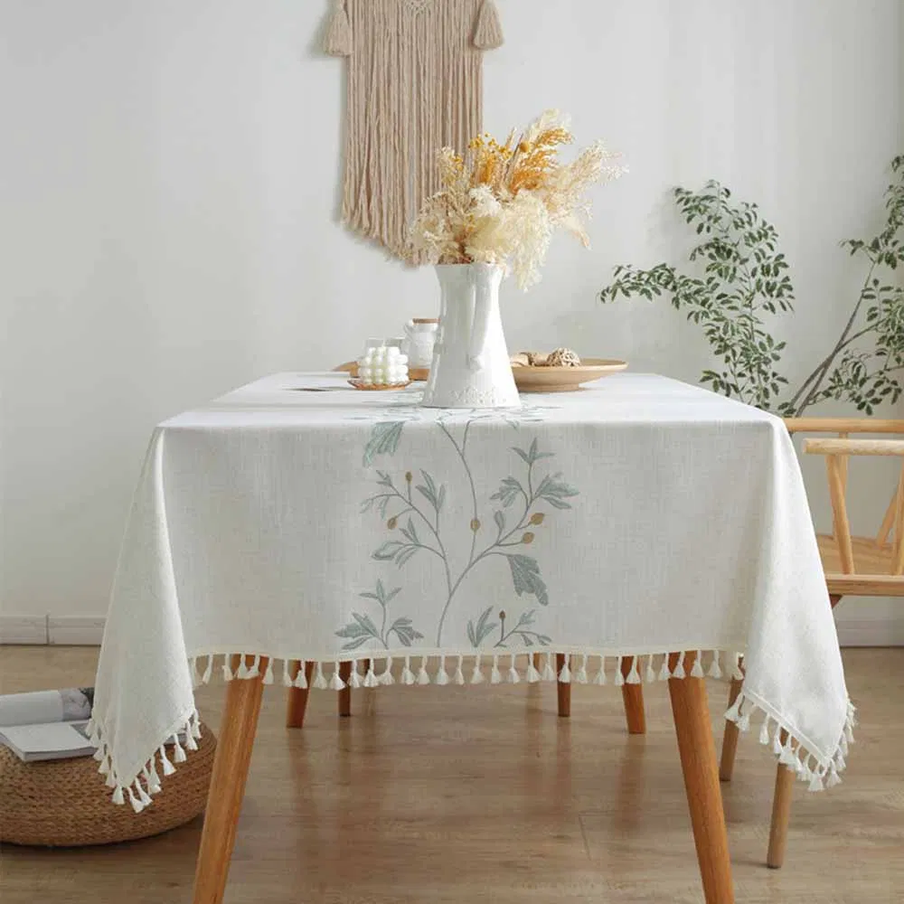 Nordic-Style Tablecloth with Logo Silk Printing