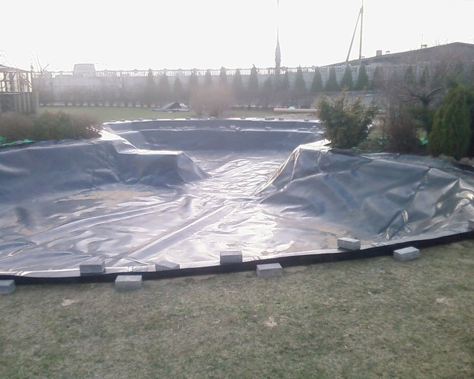 HDPE Black Plastic Geomembrane Liner for Landfill Reinforced Film Swimming Vinyl Pool Liner