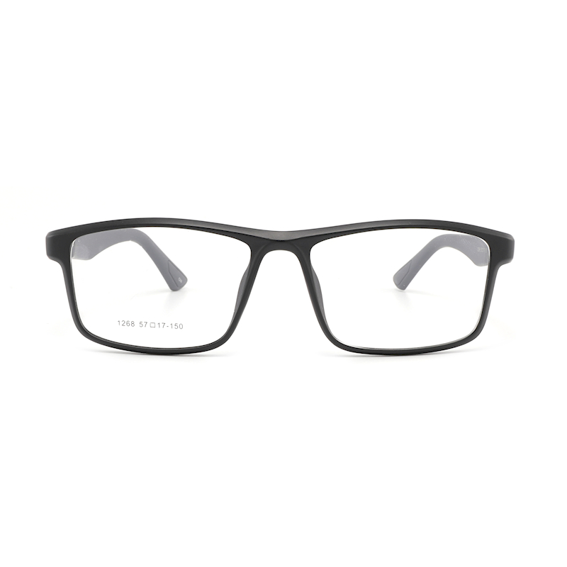 Classic Square Eyeglasses Frames High Quality Eyeweartwo Color Splicing Fashion Eyeglasses Optical