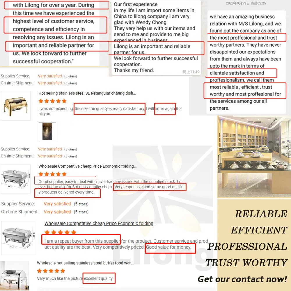 Manufacturer Serveware Kitchen Appliance Round Buffet Countertop Soup Warmer Container China