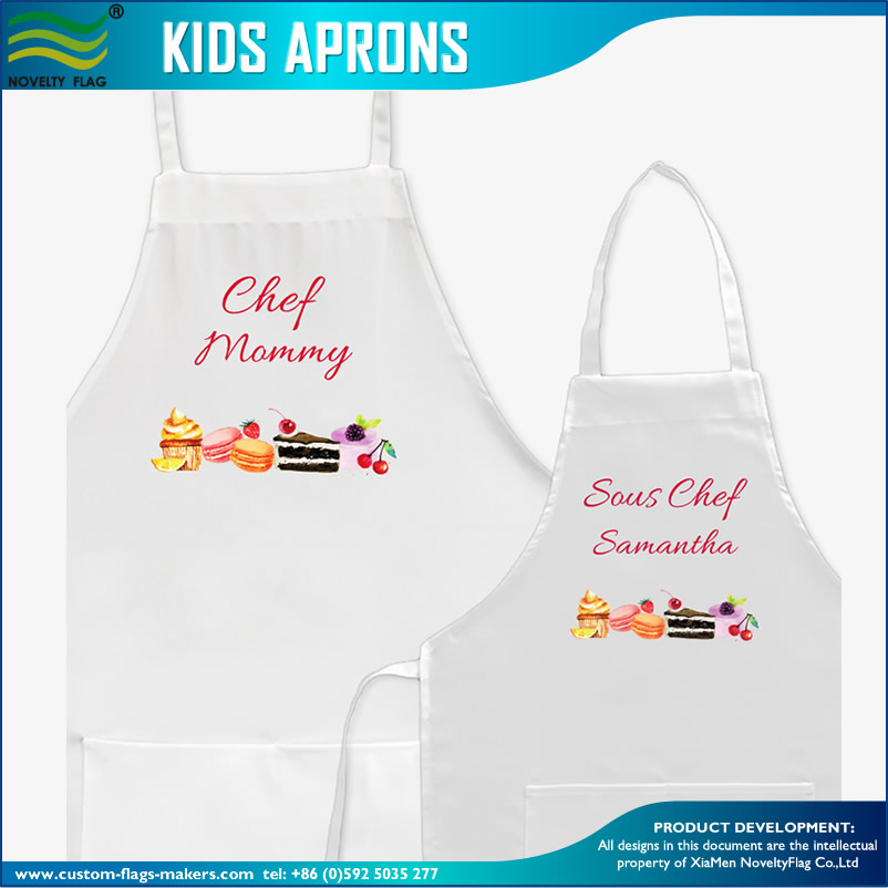 Custom Design 100% Cotton Kitchen Aprons (B-NF30F19002)
