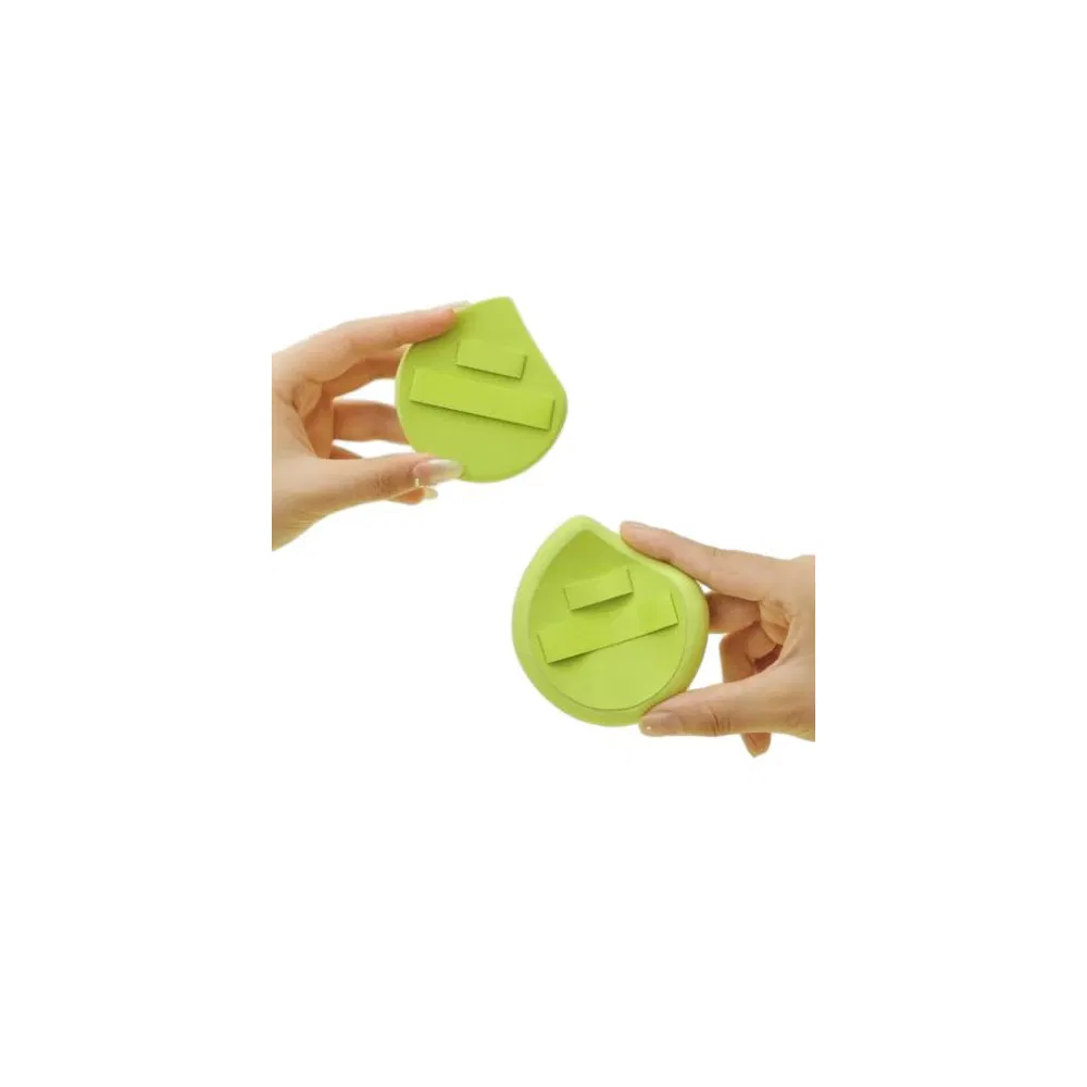 Vibrant Round Makeup Puff for Flawless Facial Cleansing