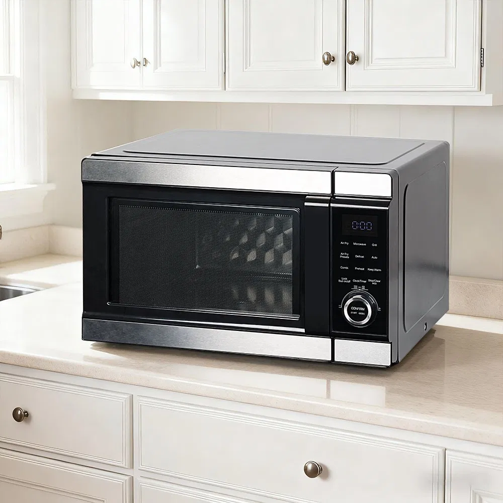 4-in-1 1800W Air Fryer Kitchen Appliance Barbecue Grill Smart Microwave Oven