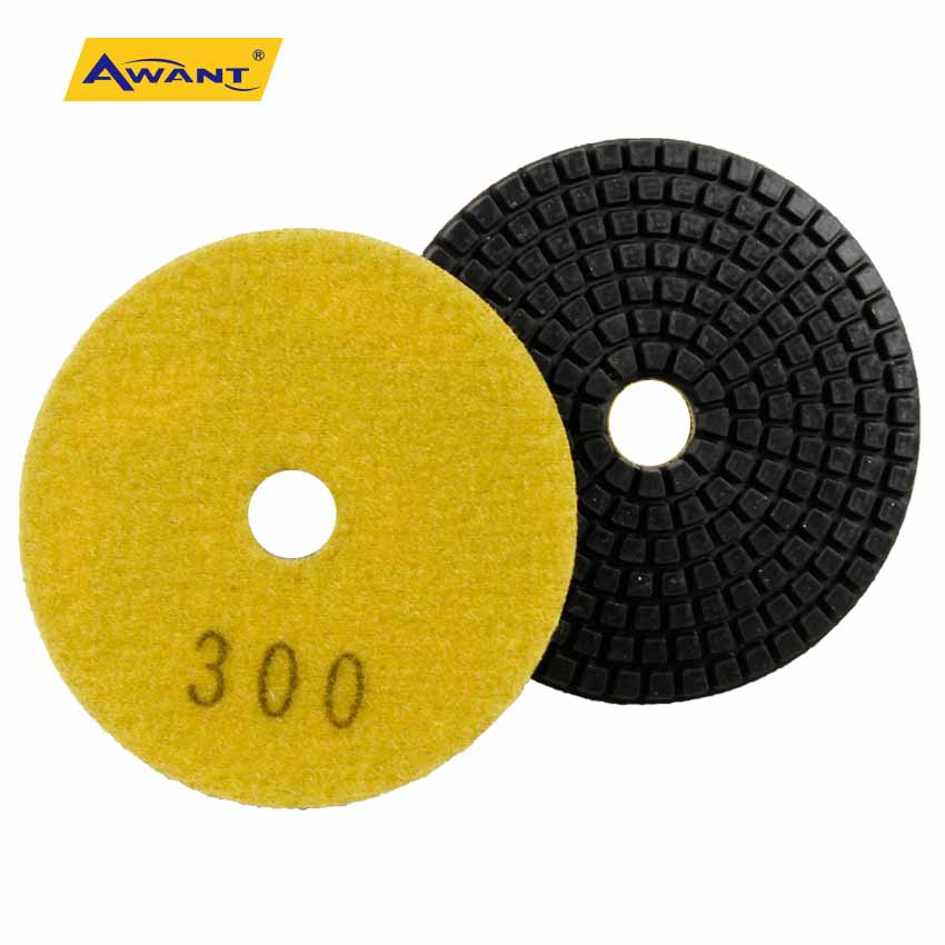 4 Inch 300 Grit Forceful Concrete Polishing Pad for Granite Concrete