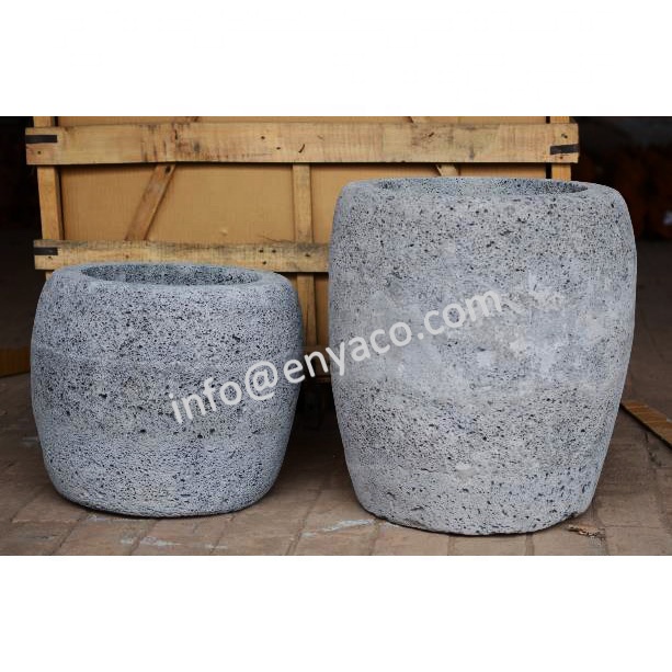 Горшки садовые каменные винтажные