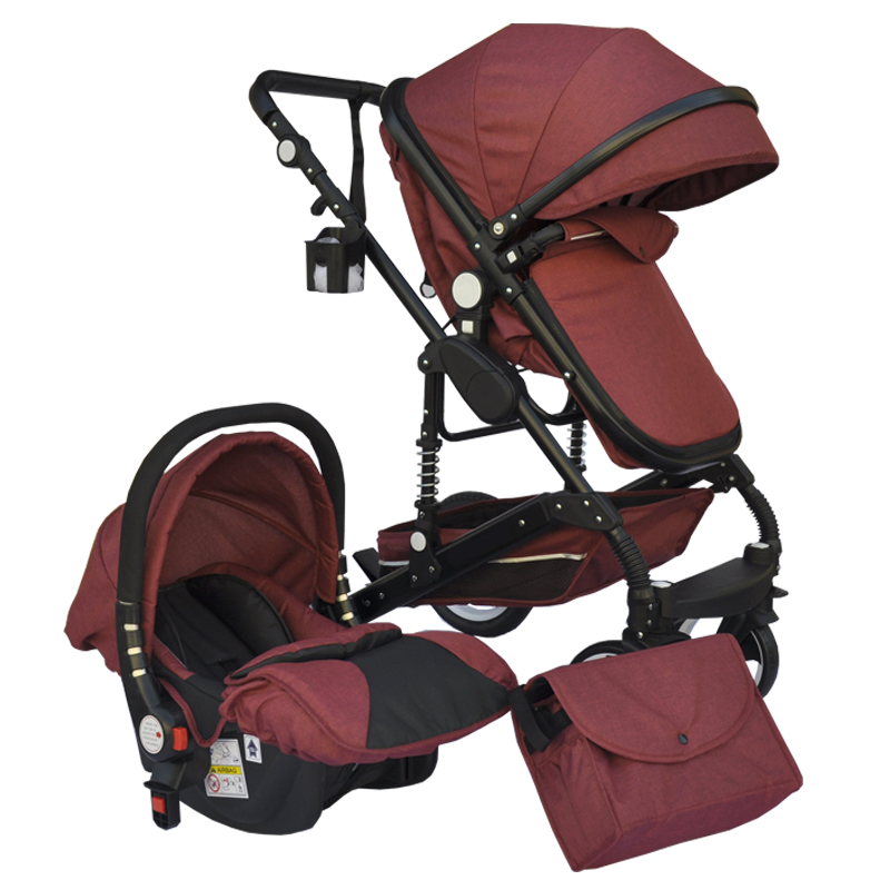 Stroller Travel Portable Multifunctional Baby Pram Luxury Baby Stroller 3 in 1