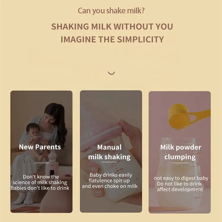 Умный портативный смеситель для молочной смеси с дисплеем