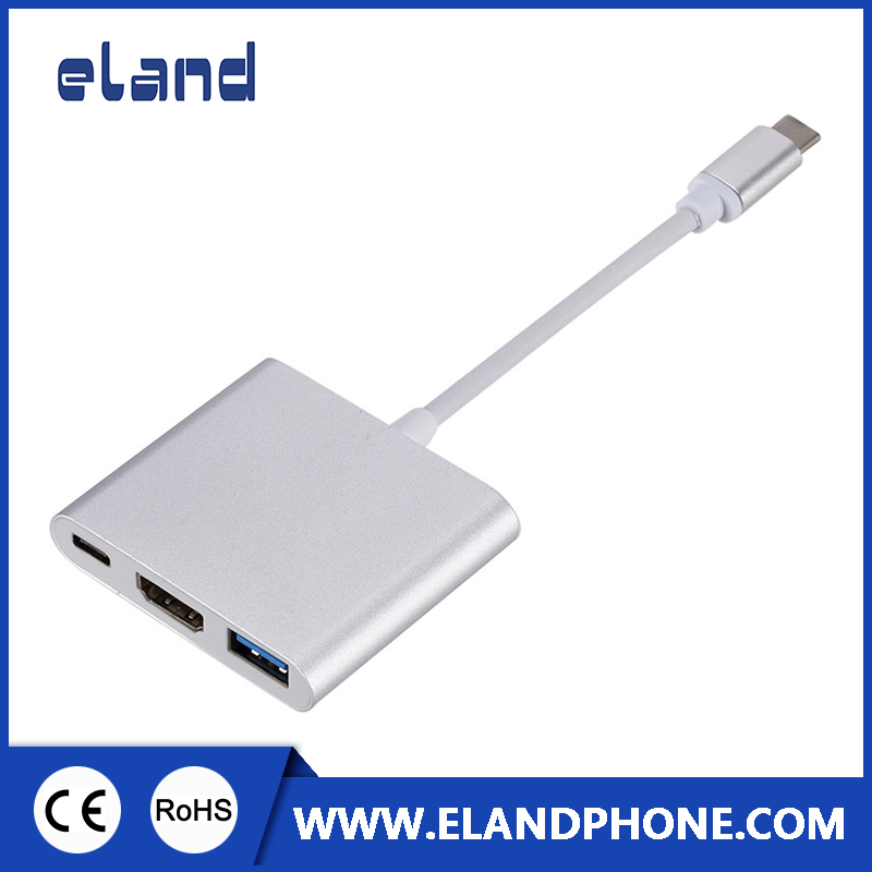 Type-C to HDMI + USB 3.0/USB-C Adapter