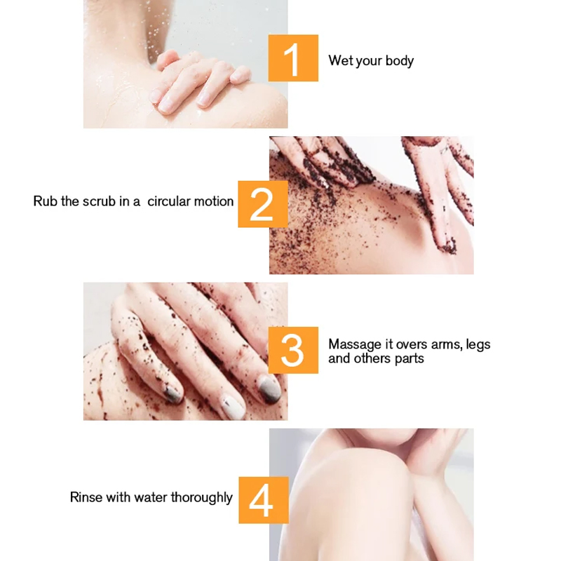 Ditong Oemodm Custom Exfoliating Skin Whitening Remove Dead Skin Organic Whitening Body Scrub