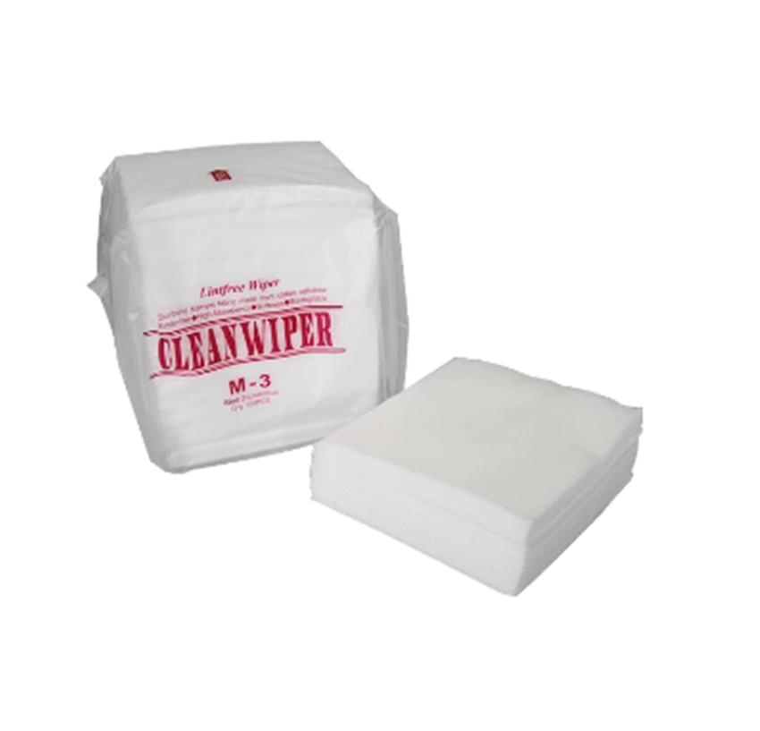 70%Viscose 30%Polyester Lint Free Electronic Industry M-3 Cleanroom Protection Nonwoven Wiper