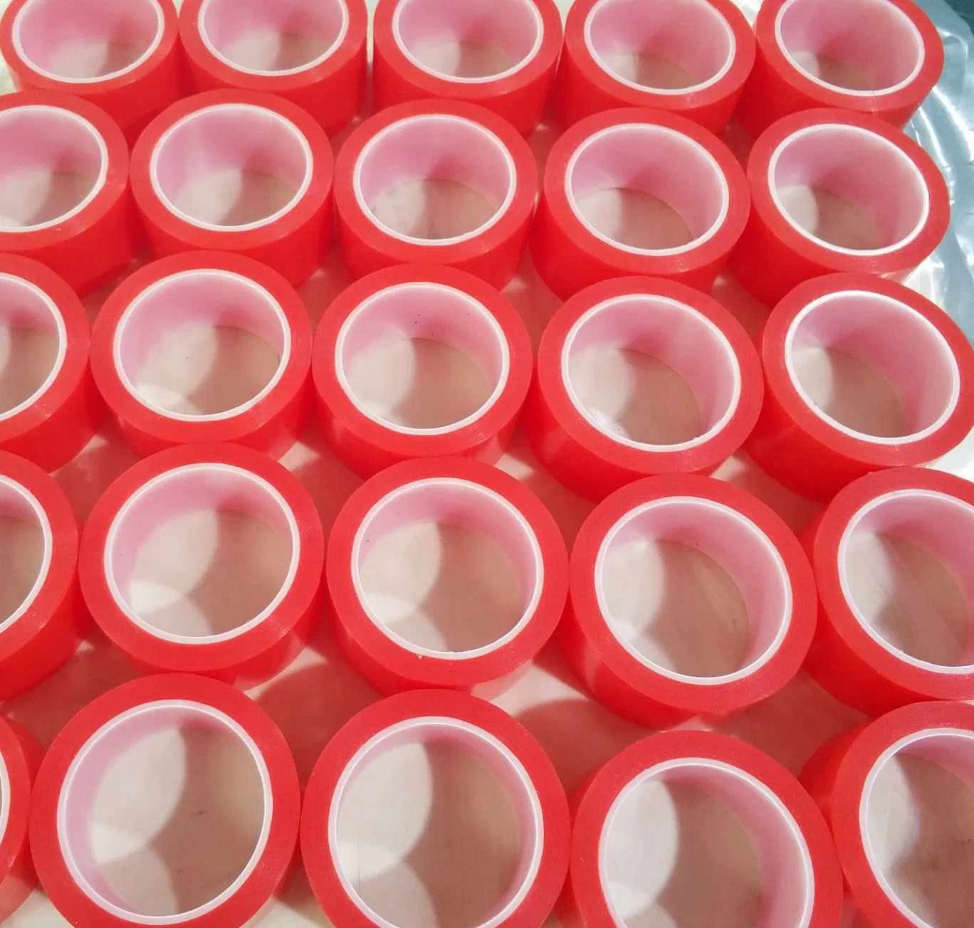 High Temperature Pet Double Side Red Tape