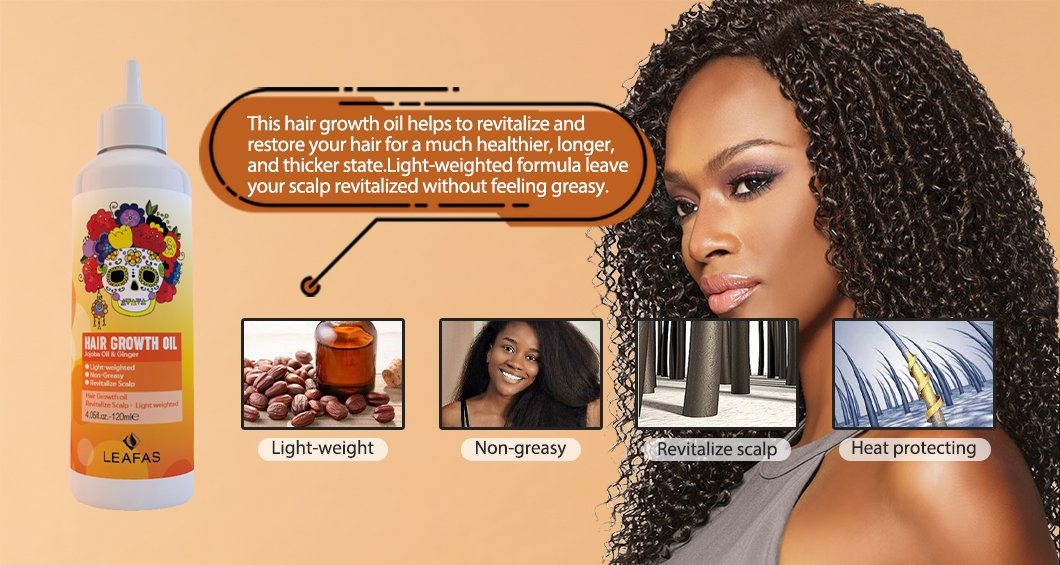 Factory Price Wholesale OEM/ODM 4oz Light Weighted Non-Greasy Revitalize Scalp Hair Growth Oil