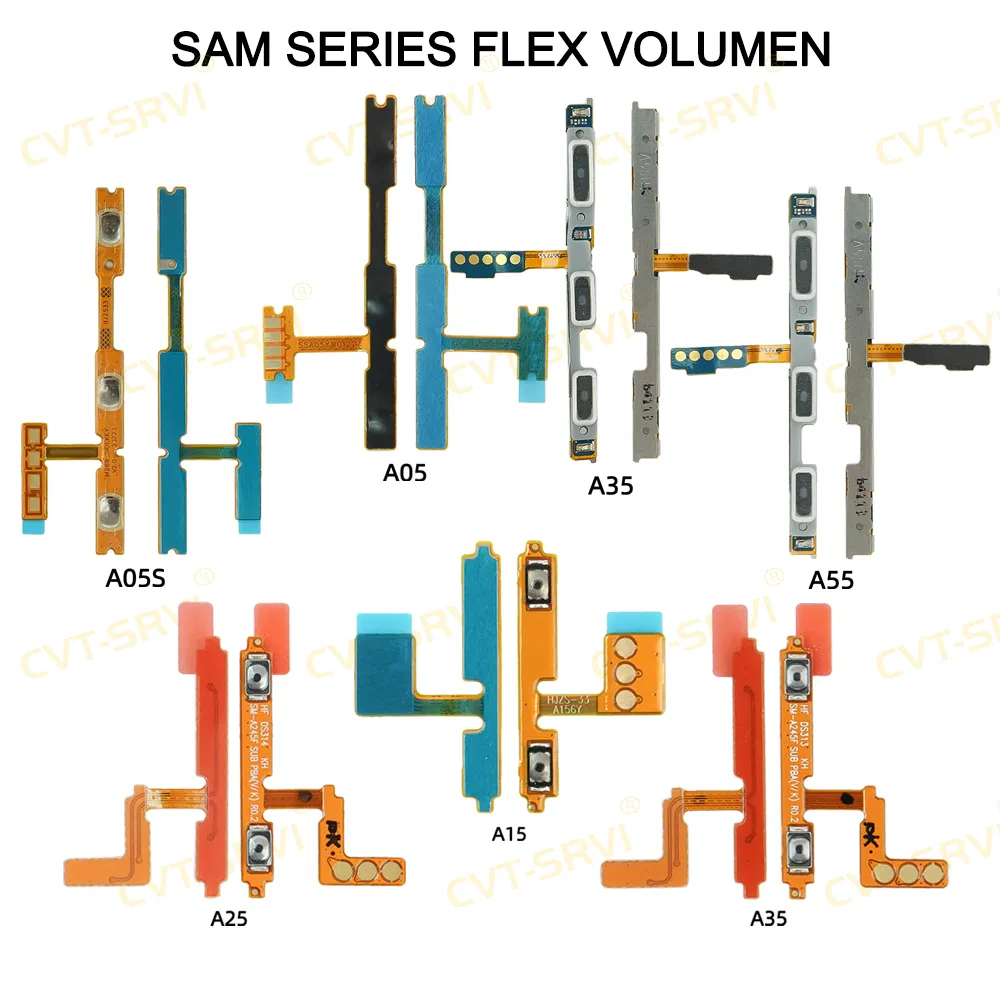 Шлейф громкости Flex Volumen для Samsung A05, A05s, A15, A25, A35, A55