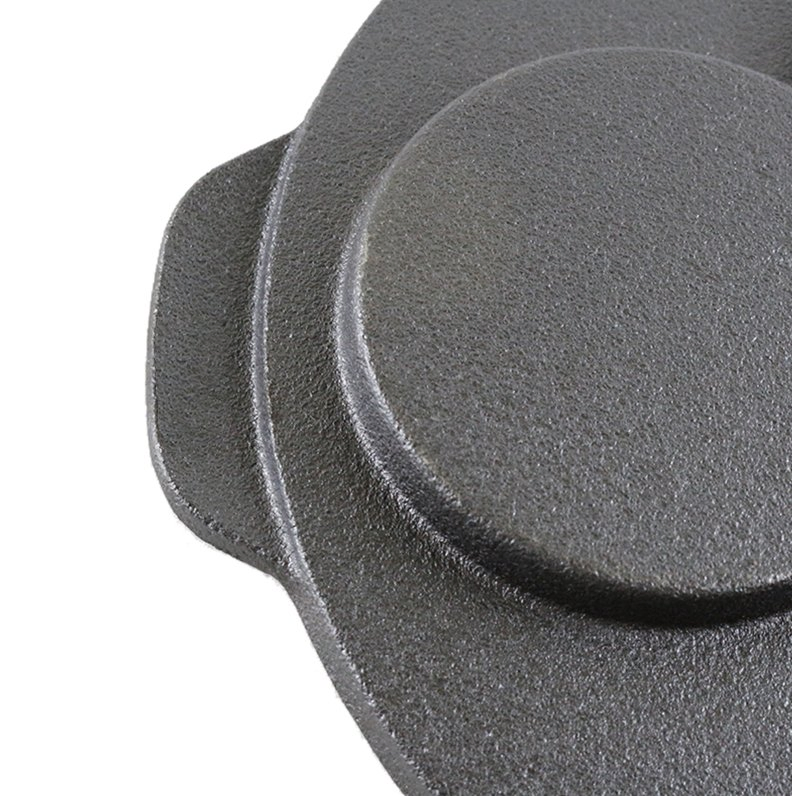 Чугунная сковорода для блинов с 3 формами