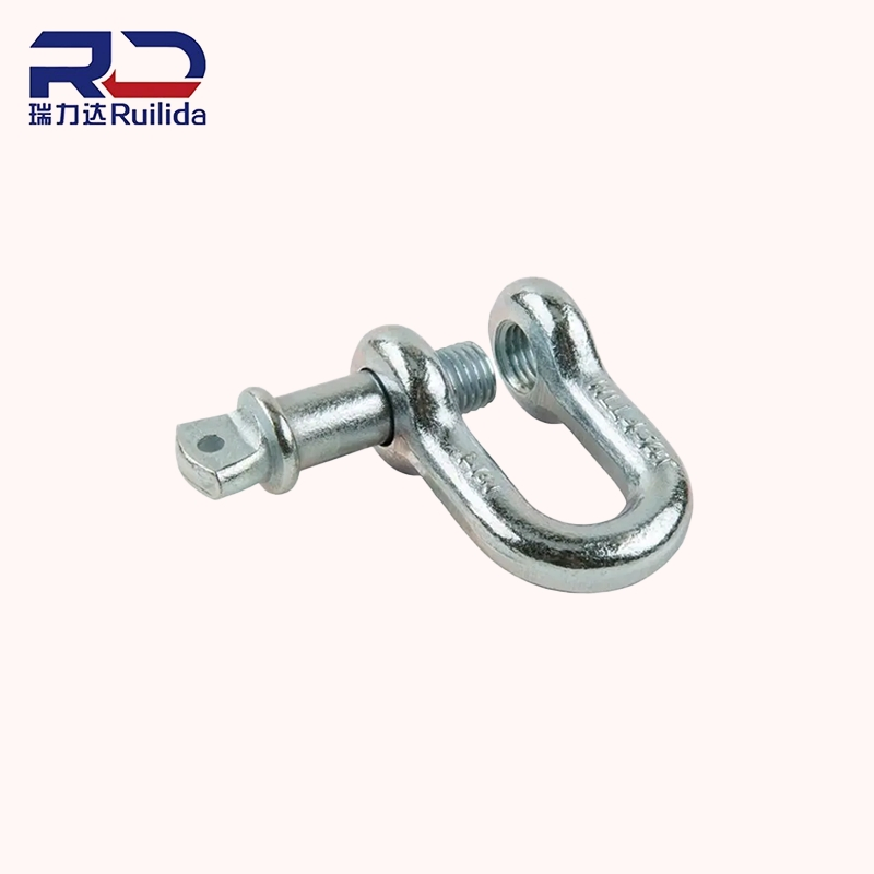 Us Type Bow Shackle with Safety Pin Galvanized
