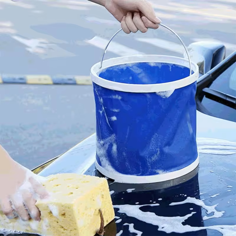 Promotional Hot Sale New-Style Portable PVC Multi-Function Folding Fishing Bucket Storage Container