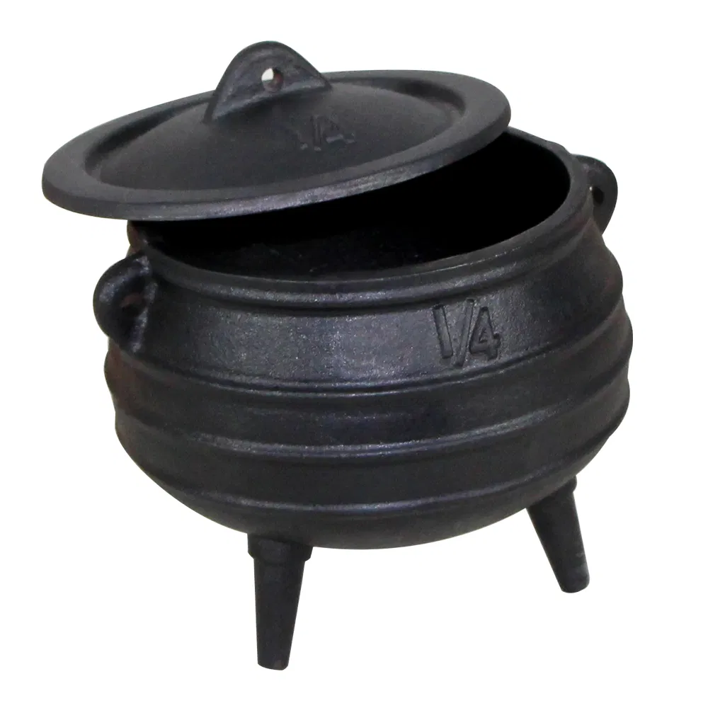 Чугунный казан для кемпинга и пикника