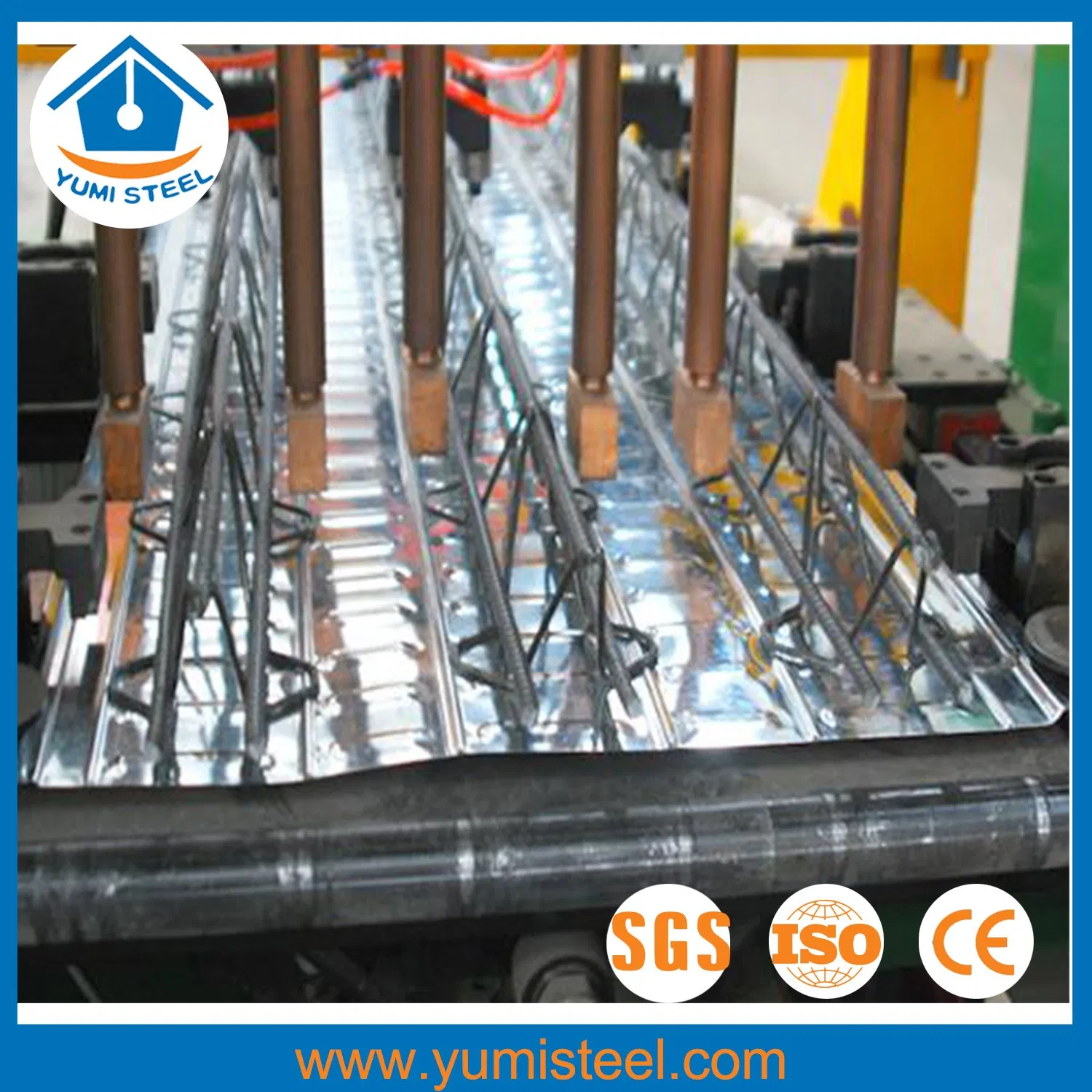 Galvanized Steel Bar Truss Floor Decking Sheet for Factories