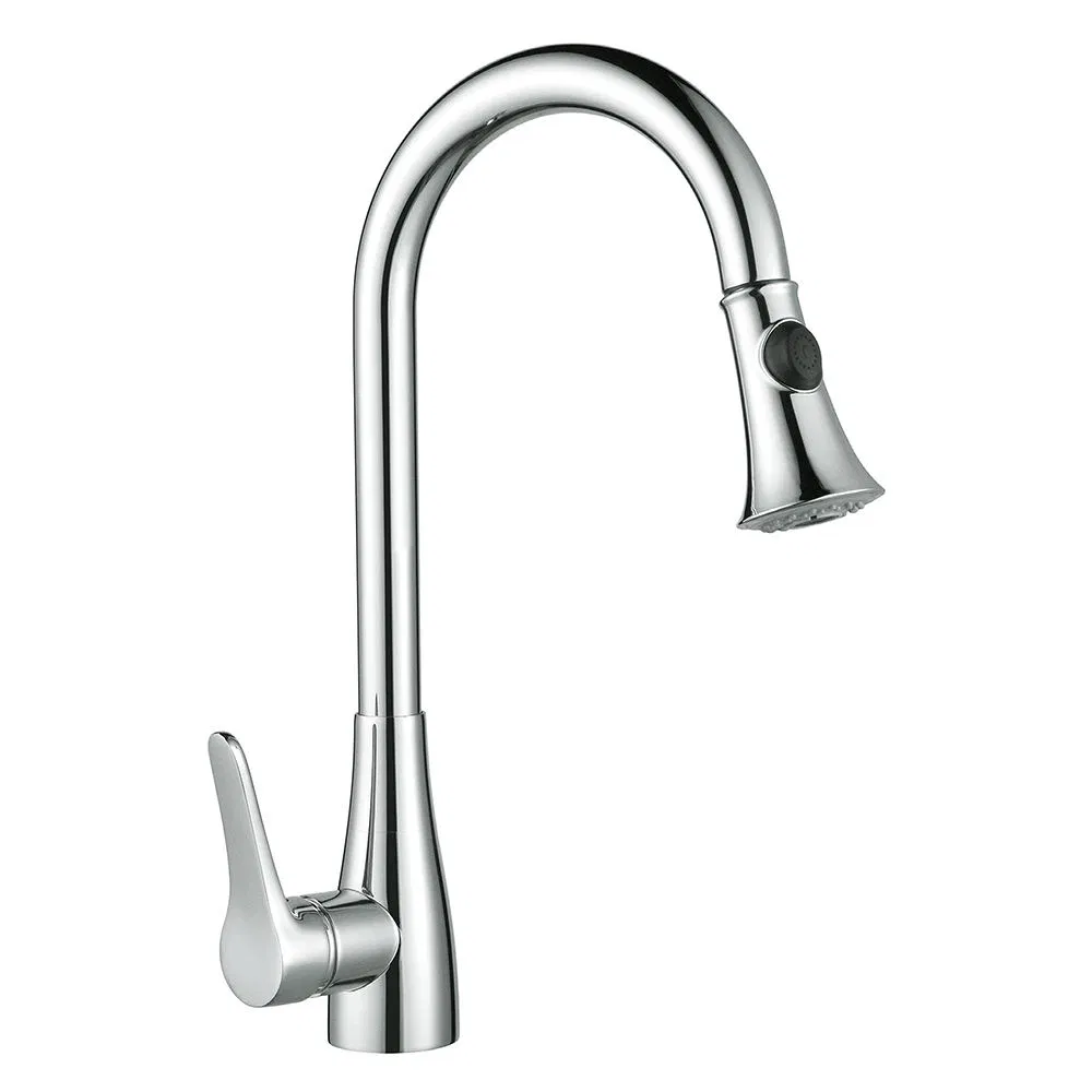 Brush Nickel Finished Lead Free Brass Single Handle Sink Mounted Upc Kitchen Sink Faucet