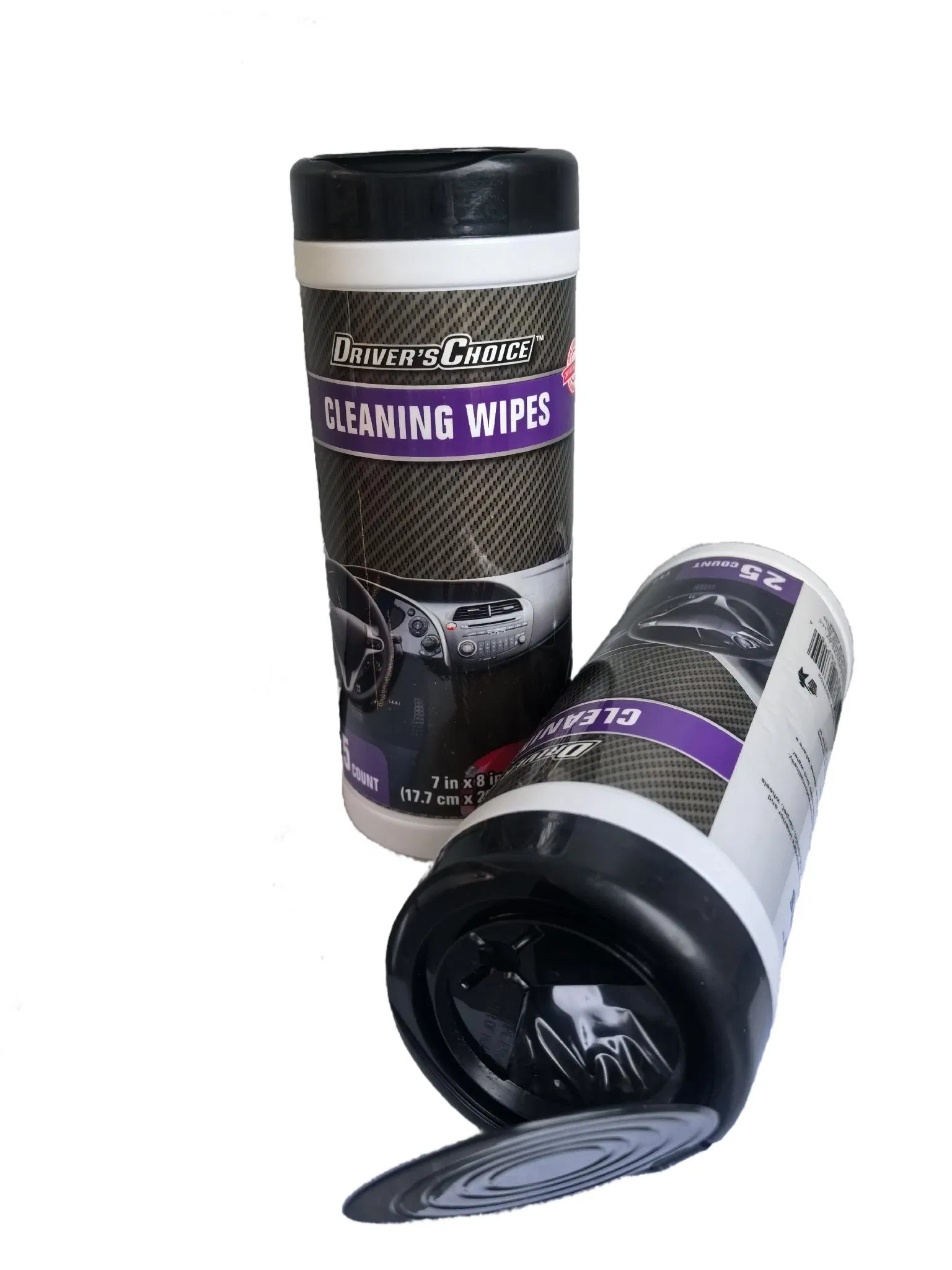 Eco-Friendly Car Leather Dashboard Cleaning Wet Wipe Biodegradable Canister Car Interior Wipes