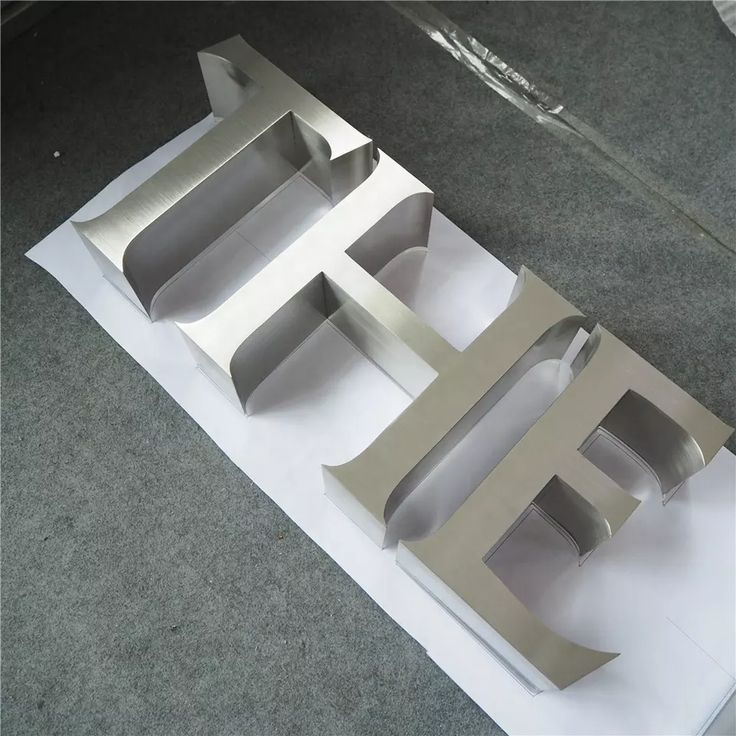 3D Non-Lit Letters for Office, Storefront & Wall Decoration