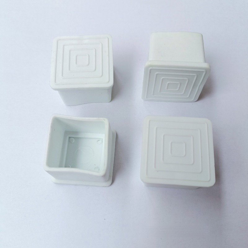 Wholesale Square Plastic Product Pipe Sleeve, Round Tube Rubber Cover Table Foot Cover