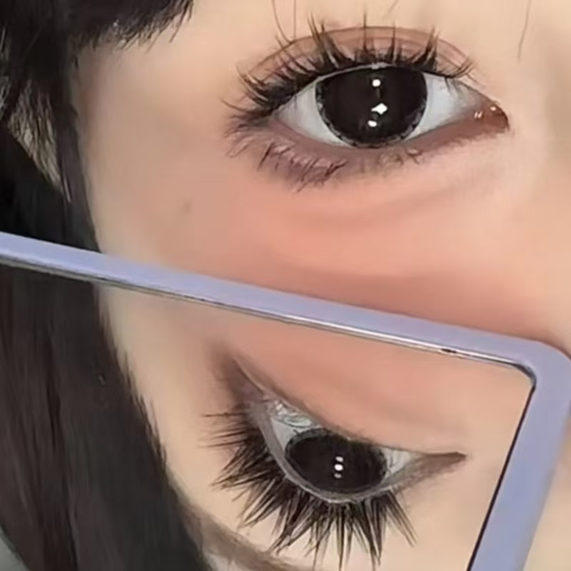 Cute Round, Long, Flexible and Dense Innocent Dog-Style False Eyelashes