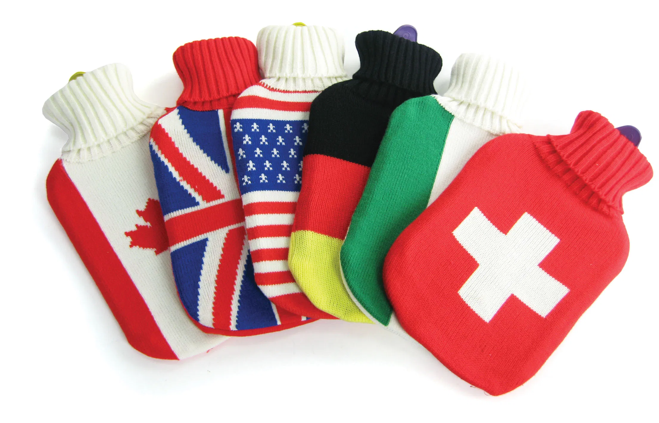 2L Rubber Hot Water Bag Cheapest Hot Water Bottle with Super Soft Plush Cover High Capacity Rubber Hot Water Bottle Cover