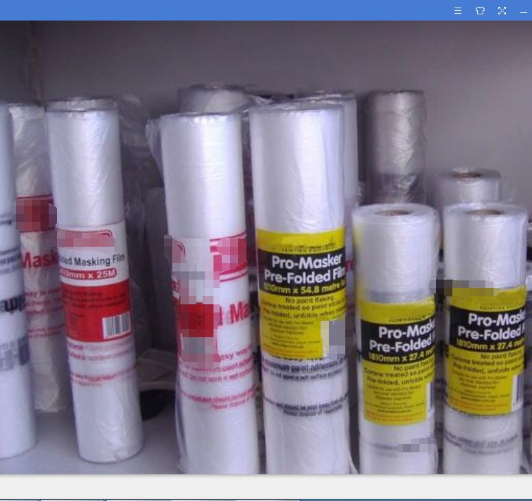 Interior Decoration Protective Sheet HDPE for Windows Furniture Paint Work Masking Film