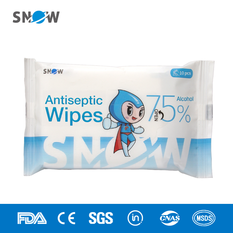 Instant Antiseptic Alcohol Wipes for Cleaning and Sanitizing 10PCS