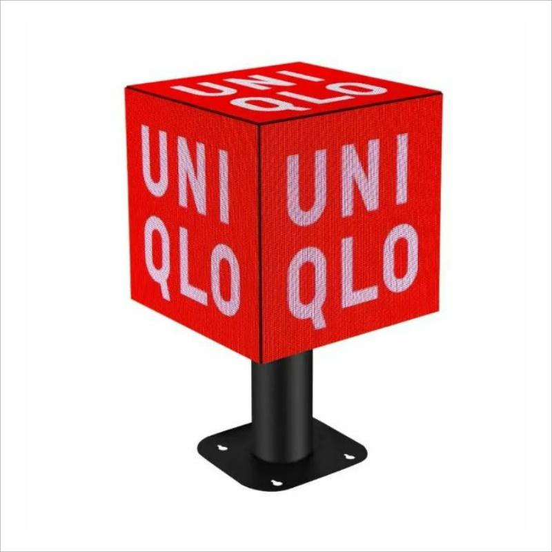 P2 P2.5 P3 P4 Customization HD Bar Stage Indoor Large Screen Cube Full Color LED Display Screen