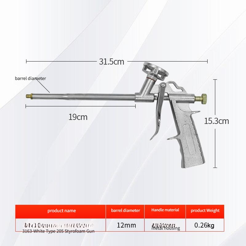 Polyurethane Foam Caulking Gun for Construction and Decoration Site Easy to Clean Glue Caulking Gun
