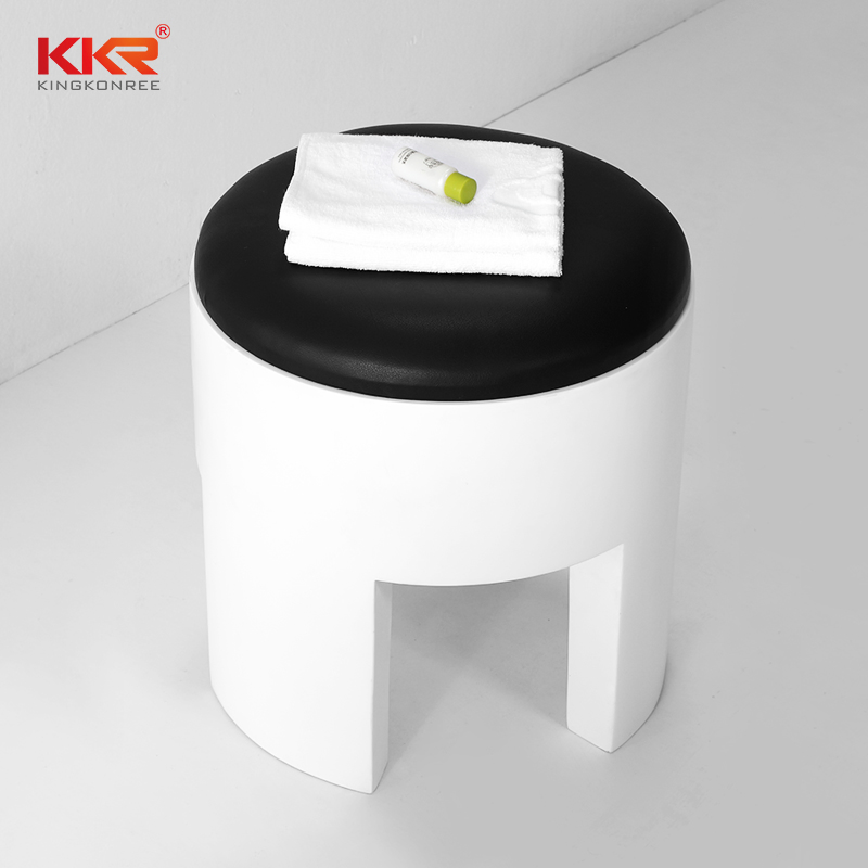 Табурет для ванной из искусственного камня Solid Surface