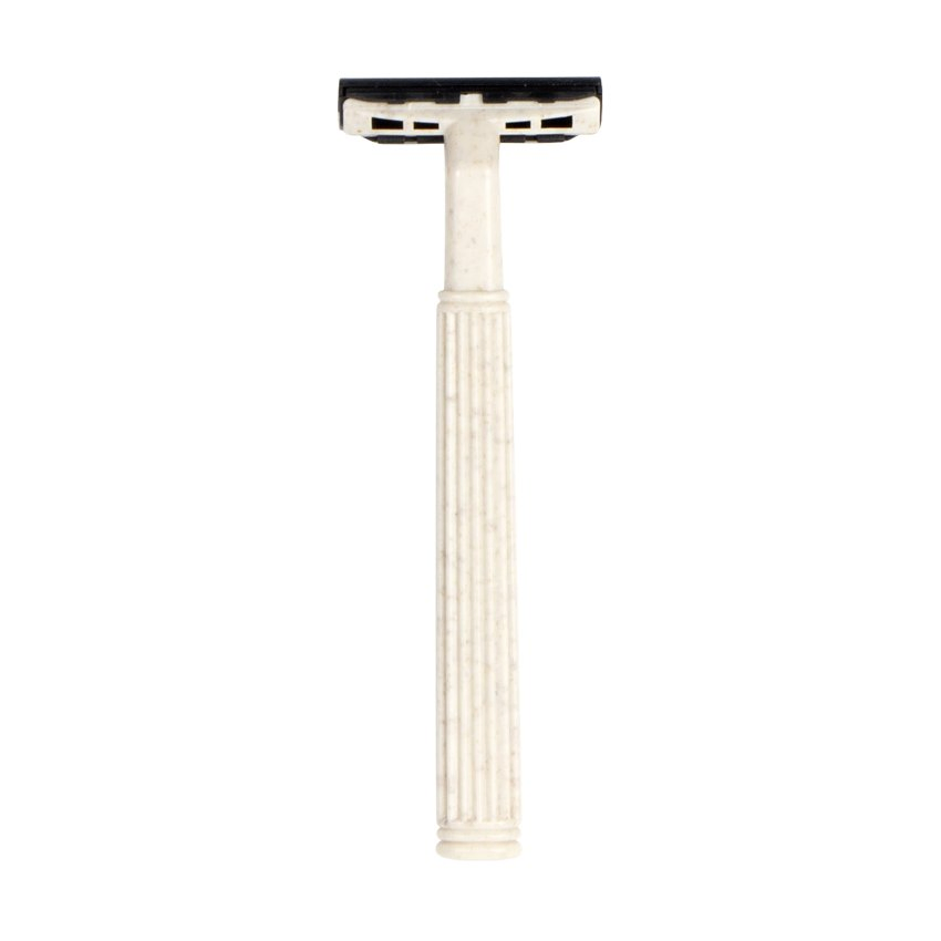 Convenient High Quality Ergonomic Handle Hotel Safety Disposable Bamboo Handle Twin Blade Hotel Razor