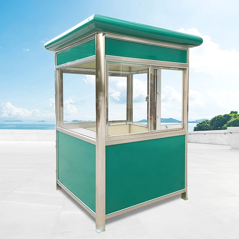 Customizable Steel Structure Luxury Modular Mobile Modern Portable Prefab Security Guard Service Kiosks for Prefabricated Booth Sentry House