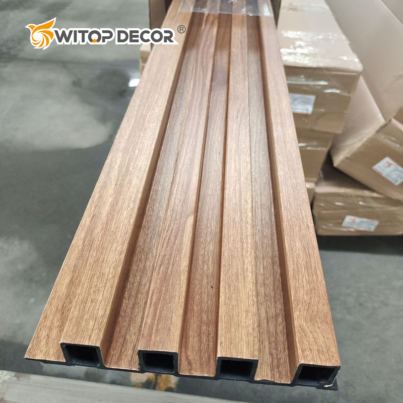 Exterior Outer Wall Cladding PVC Wood Plastic Exterior Wall Cladding Classic WPC Wall Cladding Panel