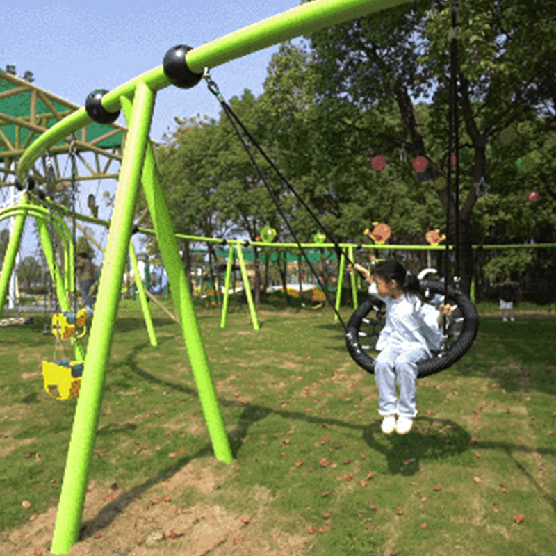 Amusement Park Children Outdoor Swing Playground Equipment