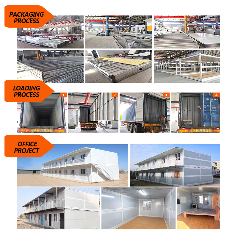 Cbox Fast Installation Hoisting Mobile Prefab Folding Container House for Worker Accommodation and Canteen