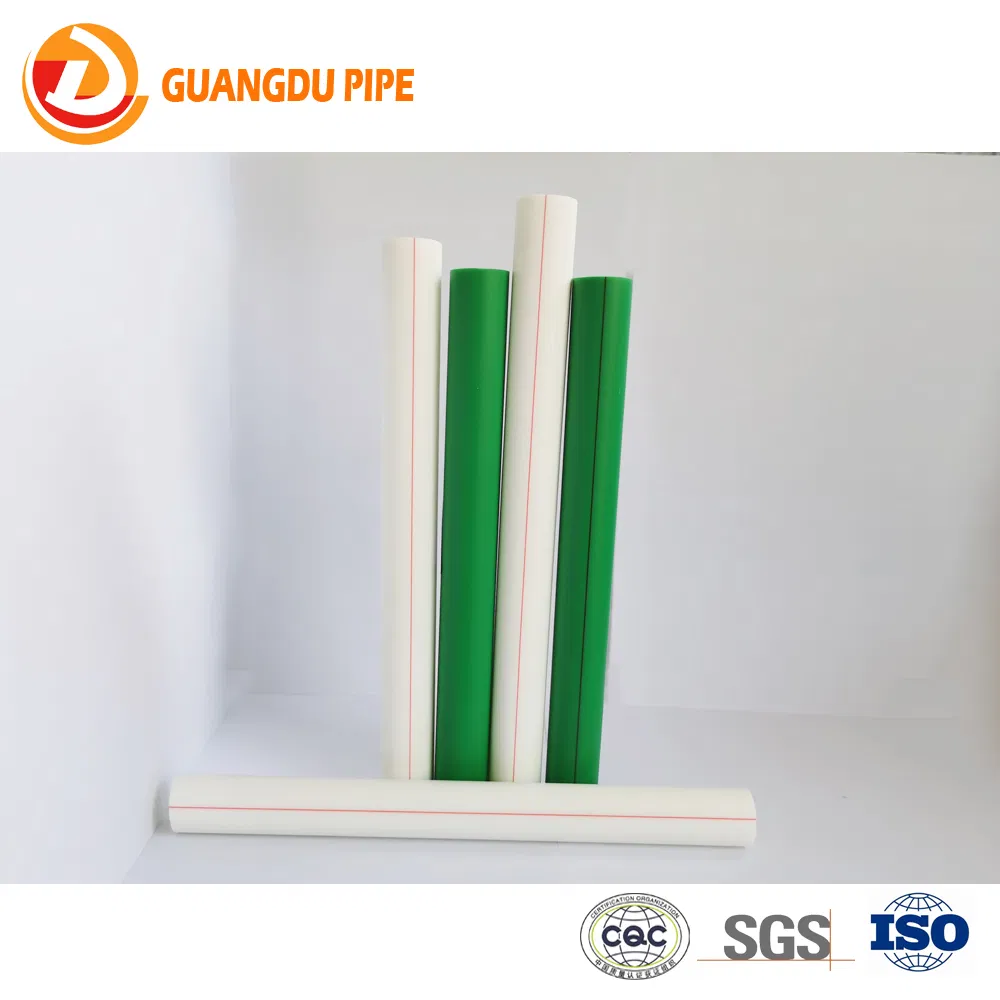 PPR Cold and Hot Water Supply Pipes Home Decoration Series Drinking Water Pipes White PPR S3.2 DN20