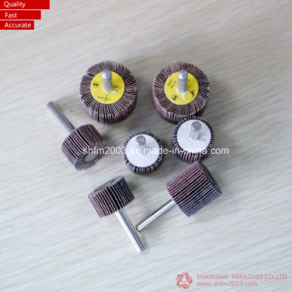 Flap Wheel for Stainless Steel Abrasive Flap Wheel with Shaft Shank