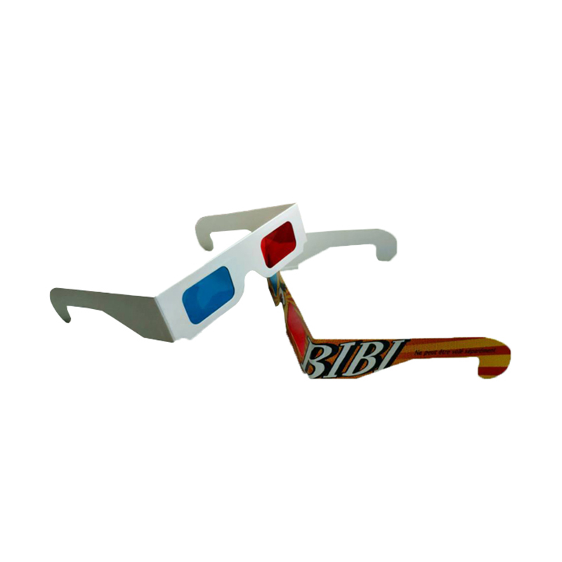 Coustomzid Printing Factory Paper Cyan 3D Glasses 3D Paper Glasses