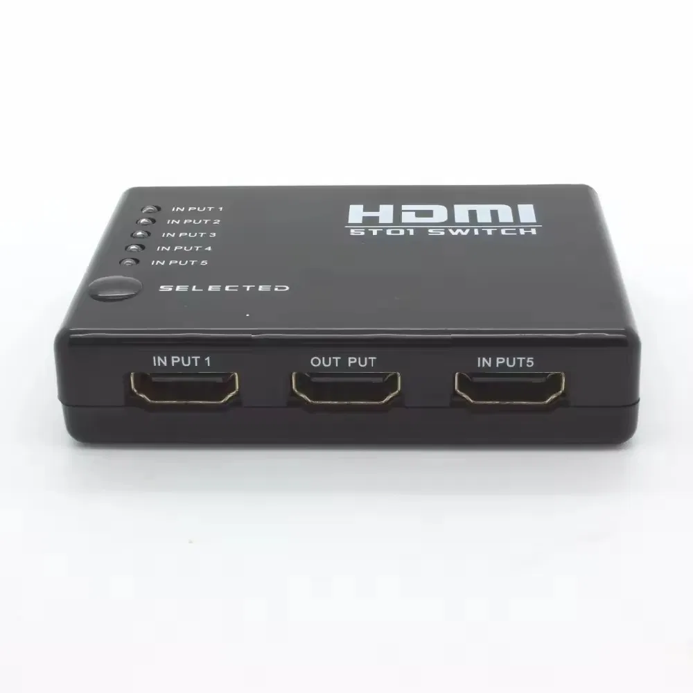 HDMI-разветвитель 5x1 с пультом, 1080P