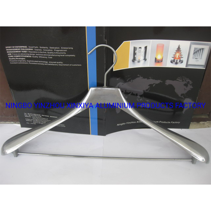 Metal Aluminum Clothes Rack Hanger Silver Color Finished Collection