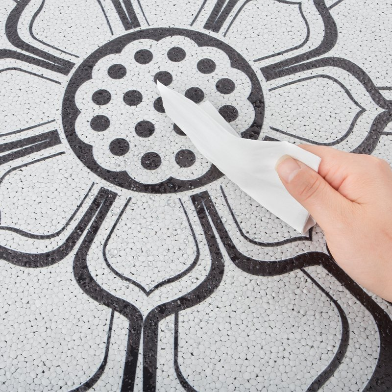 High Quality Round TPU Gym Yoga Mat None Slip Foldable Yoga Mat Manufacturer