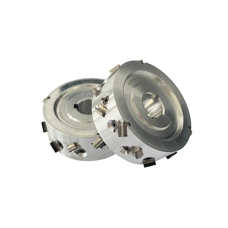 125X30xh35X3+3 Diamond Pre-Milling Cutter with Changeable Tips on CNC