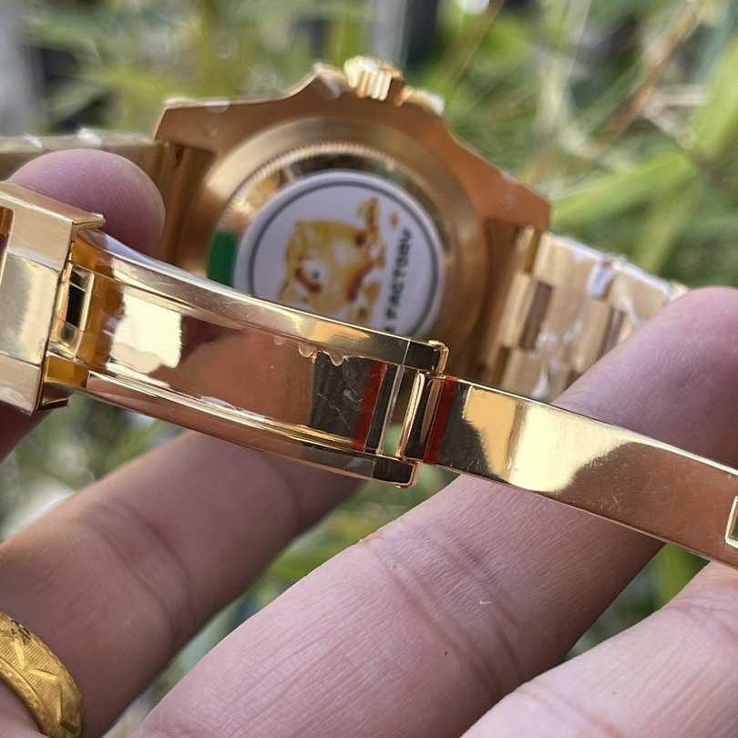 1: 1 Replica Submariners Series Gold Case Blue Dial Watch with Ceramic Bezel and Chronograph Function - a Prestigious Business Mechanical Men's Watch