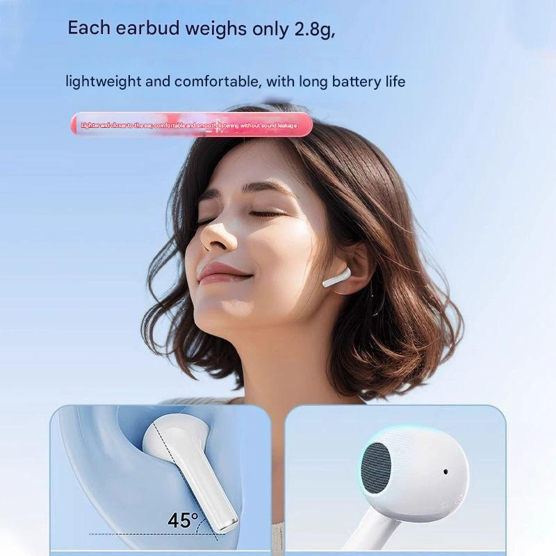 Беспроводные наушники Bluetooth 5.3 с детекцией в ухе