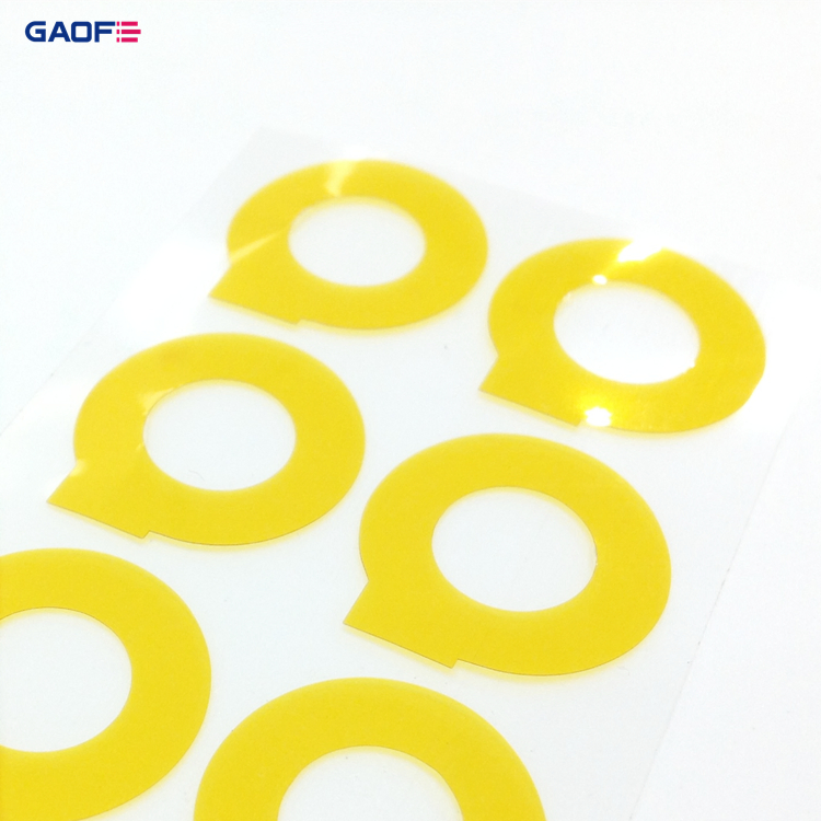 Gaofe Die Cut Dots Discs 260 Degree Industrial Electronics Single-Sided Polyimide Tape Circuit Board Heat Resistant Labels